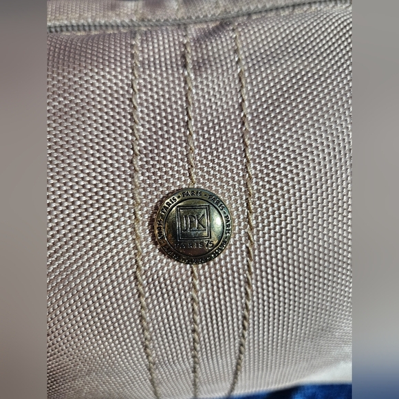 JPK Paris 75 Champagne Tan Nylon Rectangle Shoulder Bag - Picture 4 of 10